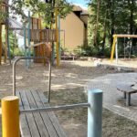 Aufgefrischt und barrierearm: Südteil des Spielplatzes Moabiter Straße in Erbenheim wieder nutzbar