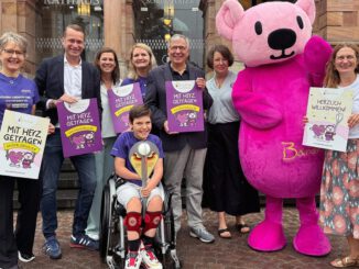 Engels Fackel in Wiesbaden setzt Zeichen für Kinder und Jugendhospizarbeit