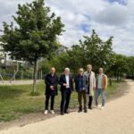 Neue Fuß und Radverbindung in Kastel führt direkt zur Rheinpromenade