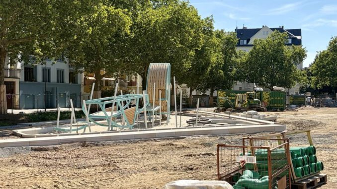 Neuer Elsässer Park in Wiesbaden: Baumaßnahmen laufen planmäßig Neuer Elsässer Park in Wiesbaden: Baumaßnahmen laufen planmäßig