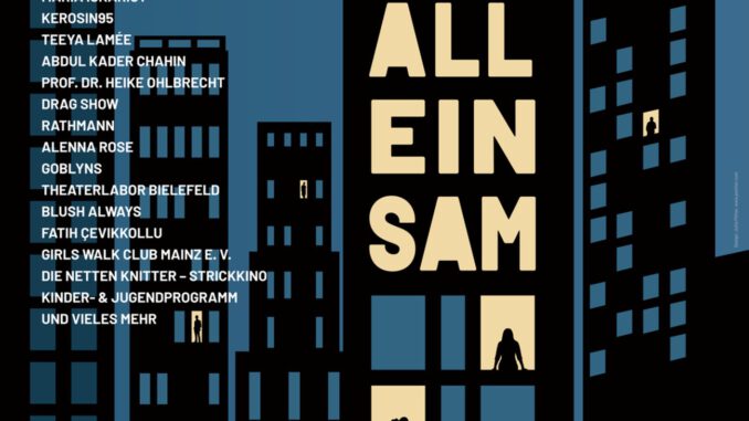 Open Ohr Festival 52 stellt Einsamkeit unter den Titel ALLEINSAM in den Mittelpunkt