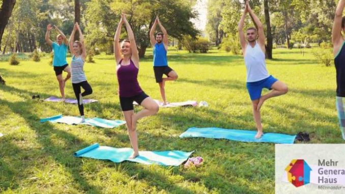 Vier kostenlose Yogaeinheiten im Eltviller Stadtpark im Juni