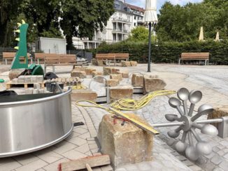 Wasserspielplatz in den Reisinger-Anlagen steht vor der Freigabe: Tests und Hygienekontrollen bis August