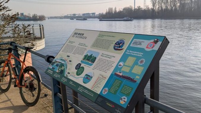 Wiesbaden stattet Uferwege mit interaktiven Informationstafeln aus